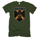 SUICIDE SQUAD TASK FORCE SHIELD PX MILITARY GREEN T-SHIRT (XL)