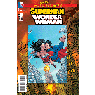 SUPERMAN WONDER WOMAN FUTURES END #1 3D MOTION LENTICULAR COVER