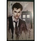 DOCTOR WHO - David Tennant Print - HAND SIGNED BY ARTIST ROB PRIOR